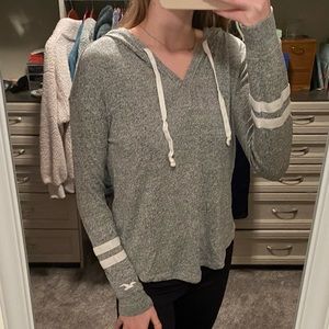 Hollister Gray Lightweight Hoodie